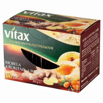 Vitax Herbata Morela RokitnikImbir 15 Torebek X 2 G W Kopertkach