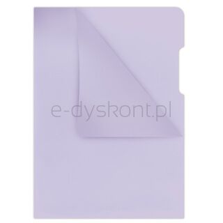 Donau Obwoluta typu L, PP, A4, krystal, 180mikr., fioletowa