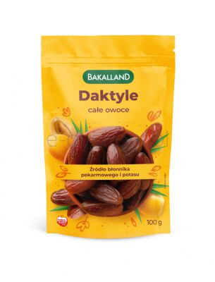 Bakalland Daktyle Całe Owoce 100 G