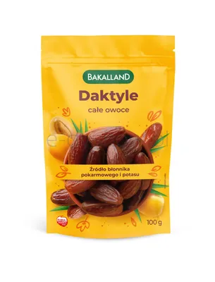 Daktyle Całe Owoce, Bakalland, 100 G