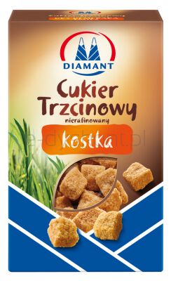 Diamant Cukier Trzcinowy Kostka 500 G