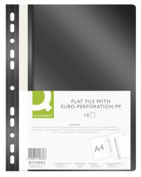 Q-Connect Skoroszyt  Pp, A4, Standard, 120/170Mikr., Wpinany, Czarny