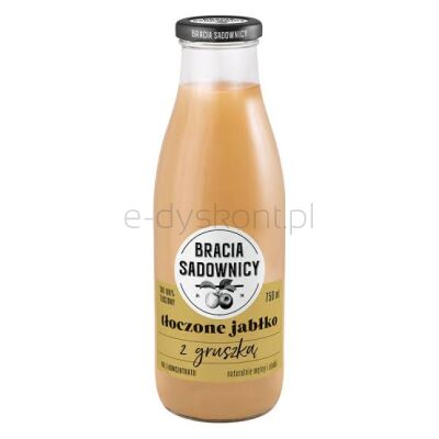 Bracia Sadownicy sok tłoczony 750 ml jabłko + gruszka