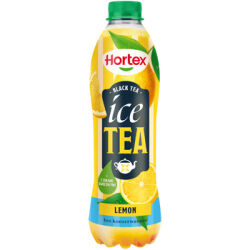 Hortex Ice Tea Napój jabłkowo-cytrynowy z dodatkiem ekstraktu z liści czarnej herbaty butelka Pet 1L SK