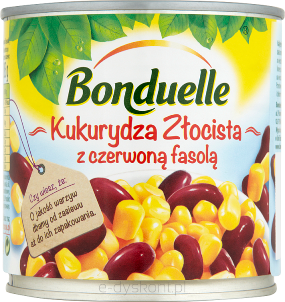 Bonduelle Kukurydza Złocista Z Czerwoną Fasolą 425Ml