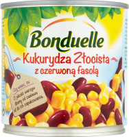 Bonduelle Kukurydza Złocista Z Czerwoną Fasolą 425G 