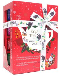 English Tea Shop Zestaw Herbat Świątecznych Piramidki Holiday Red (12X2) Bio 24G Bn