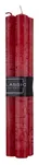 Świeca stołowa DONAU HOME Rustic Classic, 22x250mm, 4 szt., czerwony - 3