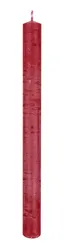 Świeca stołowa DONAU HOME Rustic Classic, 22x250mm, 4 szt., czerwony