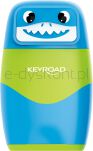 Keyroad Temperówka plastikowa z gumką Keyroad, podwójna, display, mix kolorów - 4
