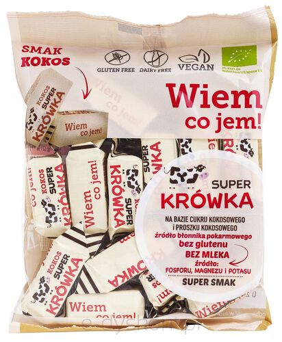 Krówki Kokosowe Bezmleczne Bezglutenowe Bio 150 G - Me Gusto (Super Krówka) [BIO]