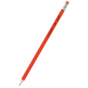 Ołówek Drewniany Z Gumką Q-Connect Hb, Lakierowany, Zawieszka
