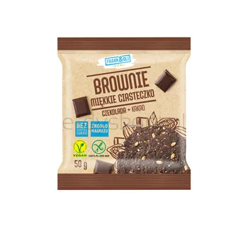 Frank & Oli Brownie miękkie ciasteczko czekolada + kakao 50 g