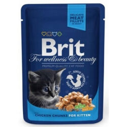 Karma mokra Brit Premium Kitten Kurczak 100g