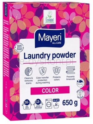Mayeri Proszek Do Prania Uniwersalny color all-care 650 g