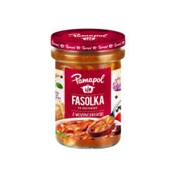 Pamapol Fasolka po bretońsku z wędzoną kiełbasą 500g