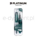 Platinum Pióro wieczne Prefounte Dark Emerald, M, W Plastikowym Opakowaniu, Na Blistrze, Zielone - 3