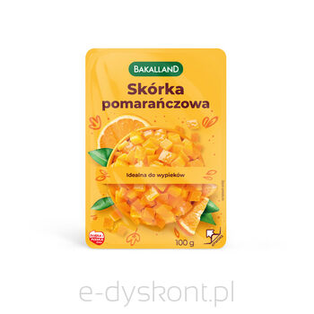 Skórka pomarańczowa 100g Bakalland