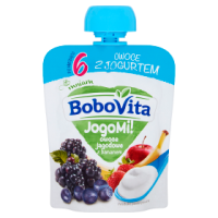 Bobovita Jogomi! Owoce Z Jogurtem Owoce Jagodowe Z Bananem Po 6 Miesiącu 80 G 