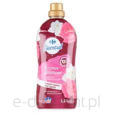 Carrefour Essential Koncentrat Do Płukania Tkanin Aroma Glamour 1,5 L (50 Prań)