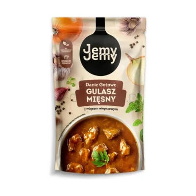 JemyJemy Danie gotowe Gulasz mięsny z mięsem wieprzowym 360g
