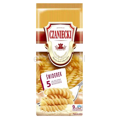 Czaniecki Makaron Świderek 250G