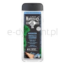 Le Petit Marseillas, Żel Pod Prysznic 4W1 Dla Mężczyzn - Minerały I Drzewo Cedrowe 400 Ml