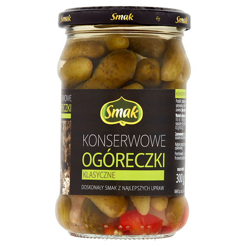 Smak Ogóreczki Konserwowe Klasyczne 300/150 G 