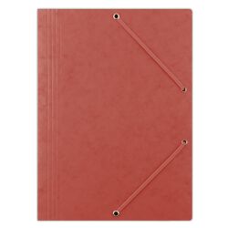 Donau Teczka Z Gumką Preszpan, A4, 390Gsm, 3-Skrz., Czerwona 