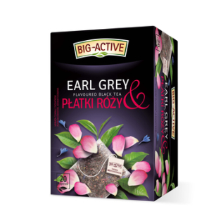 Big Active Herbata Czarna Earl Grey I Płatki Róży (20 Torebek X 2G) 20G