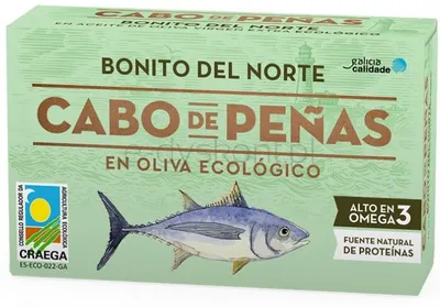 Tuńczyk bonito w ekologicznej oliwie z oliwek 111 g