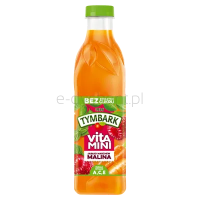 Tymbark Vitamini 100% Sok Jabłko Marchew Malina 1 L