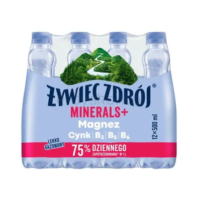 Woda Żywiec Zdrój Minerals+ Magnez Lekko Gazowany 500ml