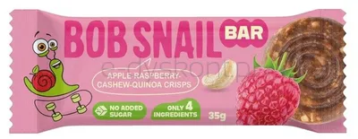 Baton Jabłko-Malina z Nerkowcem i Chrupkami z komosy ryżowej bez dodatku cukru 35 g