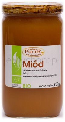 Pucer Miód nektarowo-spadziowy leśny BIO 950 g