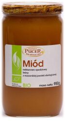 Pucer Miód nektarowo-spadziowy leśny BIO 950 g