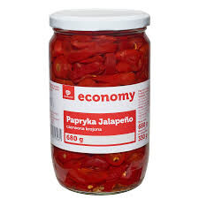 TGE Papryka Jalapeno czerwona krojona 680 g