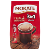 Mokate 3in1 Classic Rozpuszczalny napój kawowy w proszku 170 g (10 x 17 g)