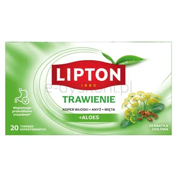 Lipton Herbata Ziołowa Trawienie 20 Torebek