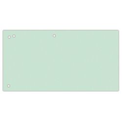 Office Products Przekładki karton, 1/3 A4, 240x105mm, 100szt., zielone