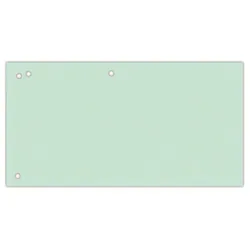 Office Products Przekładki karton, 1/3 A4, 240x105mm, 100szt., zielone