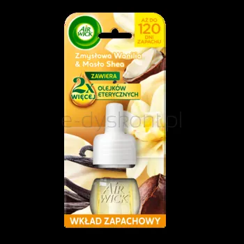 Air Wick Elektryczny Odświeżacz Powietrza Zmysłowa Wanilia I Masło Shea Wkład 19 Ml