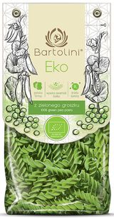 Makaron Proteinowy (Z Groszku Zielonego) Świderki Bio 250 G - Bartolini [BIO]