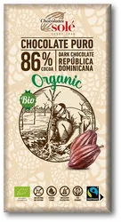 Czekolada gorzka 86% kakao BIO 100 g