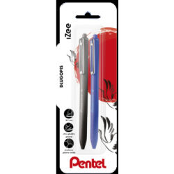 Pentel Długopis Izee Bx467 Czarny + Niebieski 2 Sztuki