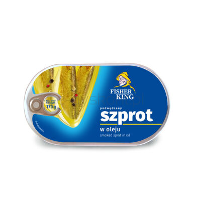 Fisherking Szprot Podwędzany W Oleju 170G 