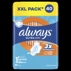 Always Podpaski Ultra Day Normal Ze Skrzydełkami 40 Szt.