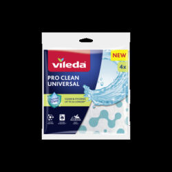 Vileda Ściereczka Uniwersalna Z Enzymami Pro Clean 4 Szt.
