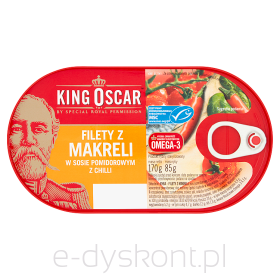 King Oscar Filety Z Makreli W Sosie Pomidorowym Z Chilli 170 G 
