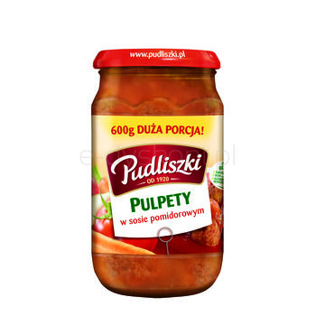 Pudliszki Pulpety W Sosie Pomidorowym 600G